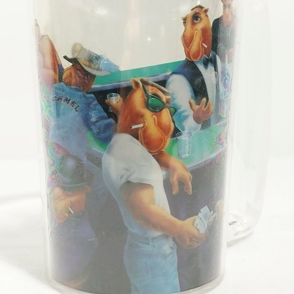 Vintage Thermoserv Clear Plastic Camel Drinking Mug 1991 CAMEL JOE #1311 - Picture 6 of 10